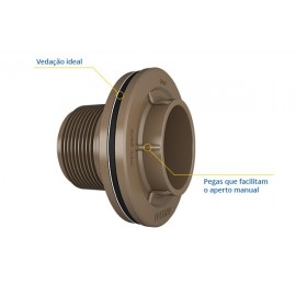 ADAPTADOR SOLDÁVEL 25MM CAIXA D'AGUA FORTLEV