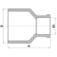 BUCHA REDUÇÃO SOLDÁVEL LONGA 60X32 MM