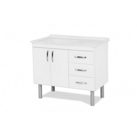 GABINETE COZINHA 1,00 METRO TOQUIO BRANCO A.J RORATO