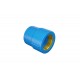 LUVA SOLDÁVEL 25 X 1/2" AZUL COM BUCHA LATÃO FORTLEV