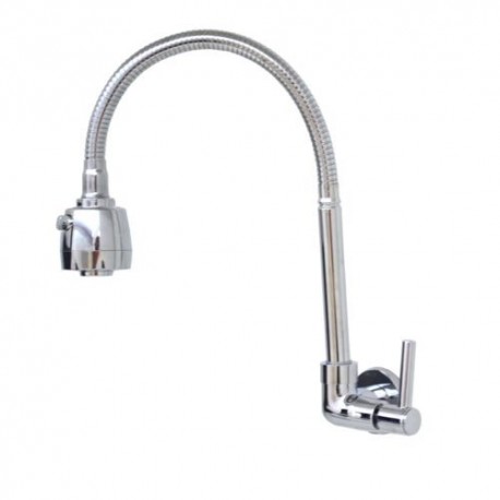 TORNEIRA PIA DE COZINHA PAREDE GOURMET 5164 C55 1/4 VOLTA BICA MÓVEL LEKA METAIS