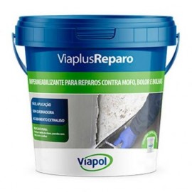 VIAPLUS REPARO 04 KG IMPERMEABILIZANTE PAREDE VIAPOL