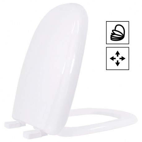 ASSENTO SANITÁRIO SABATINI EVOLUTION SOFT CLOSE BR00 COR BRANCO TUPAN