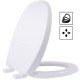 ASSENTO UNIVERSAL SOLUTION POLIPROPILENO SOFT CLOSE COR BRANCO TUPAN