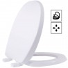 ASSENTO UNIVERSAL SOLUTION POLIPROPILENO SOFT CLOSE COR BRANCO TUPAN