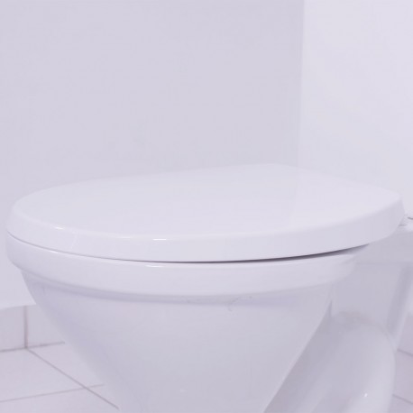 ASSENTO UNIVERSAL POLIPROPILENO EVOLUTION SOFT CLOSE COR BRANCO TUPAN