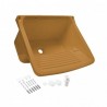 TANQUE PLÁSTICO 49X43 TQ0 CM2 15 LITROS COR CARAMELO ASTRA