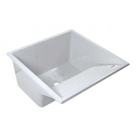 TANQUE SINTÉTICO FIXAR 45X45 CM BRANCO CORSO