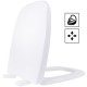 ASSENTO SANITÁRIO CITY/ART EVOLUTION SOFT CLOSE COR BRANCO TUPAN