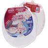 ASSENTO SANITÁRIO ALMOFADADO BELLART FLORAL BRANCO DURIN