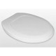 ASSENTO SANITÁRIO UNIVERSAL POLIPROPILENO ECO COR BRANCO ROCA