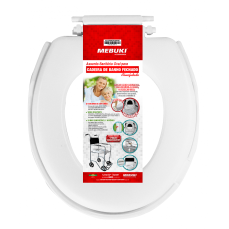 ASSENTO SANITÁRIO ELEVADO 13,5 CM MEBUKI
