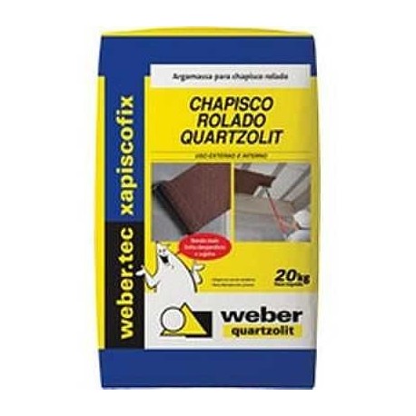 ARGAMASSA CHAPISCO ROLADO 20KG QUARTZOLIT