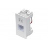 MÓDULO TOMADA TELEFONE RJ11 2 VIAS SERIE HABITAT FAME