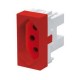 MÓDULO TOMADA 2P+T 20A 250V VERMELHA HABITAT FAME