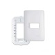 PLACA 1 TOMADA 4X2 HORIZONTAL COM SUPORTE HABITAT FAME
