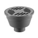 RALO SIFONADO REDONDO R2 COM GRELHA PLASTICA CROMADA ASTRA
