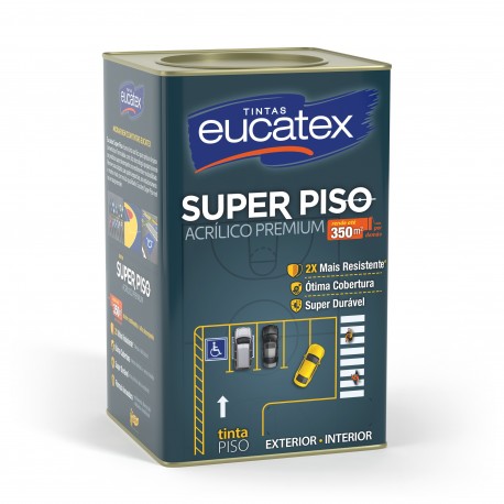 TINTA PISO 18 LITROS COR BRANCO EUCATEX
