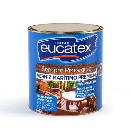 VERNIZ MARÍTIMO 900 ML COR INCOLOR EUCATEX