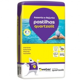 ARGAMASSA PASTILHAS BRANCO 05KG QUARTZOLIT