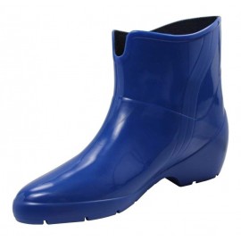 BOTA PVC AZUL FEMININA 34