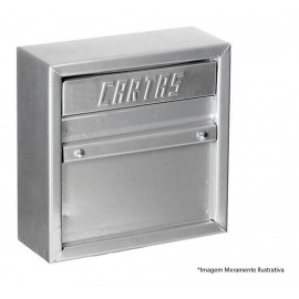 CAIXA CARTAS ALUMÍNIO GRADE