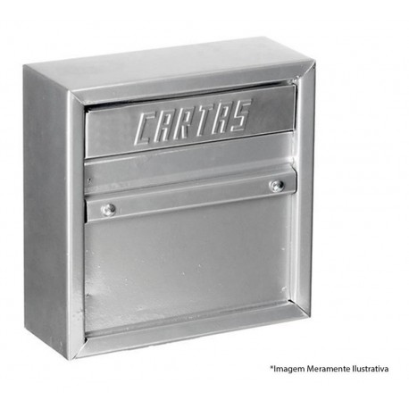 CAIXA CARTAS ALUMÍNIO GRADE