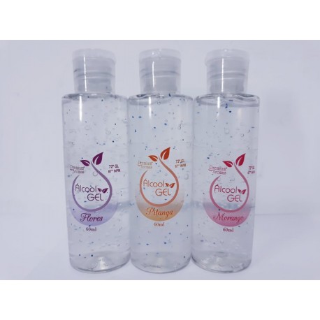 ÁLCOOL GEL 60 ML AROMA PREMIUM SORTIDO