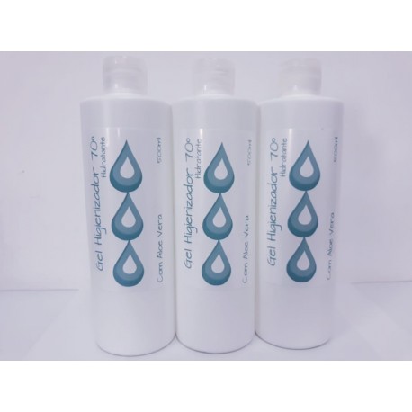ÁLCOOL GEL 500ML HIGIENIZADOR/HIDRATANTE