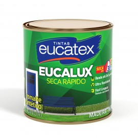 TINTA ESMALTE EUCALUX BRILHANTE 225 ML COR GRAFITE ESCURO EUCATEX