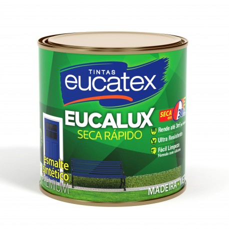 TINTA ESMALTE EUCALUX BRILHANTE 225 ML COR GRAFITE ESCURO EUCATEX