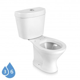 BACIA SANITÁRIA COM CAIXA ACOPLADA KIT INFANTIL COR BRANCA ICASA