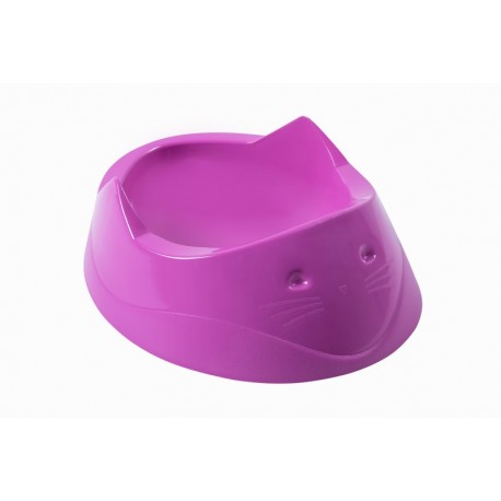 PET COMEDOURO PARA GATO 200 ML COR ROSA ASTRA
