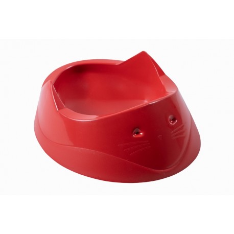 PET COMEDOURO PARA GATO 200 ML COR VERMELHO ASTRA