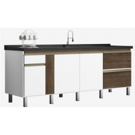 GABINETE COZINHA MM MUNIQUE 1,94 METROS AVELATO/BRANCO