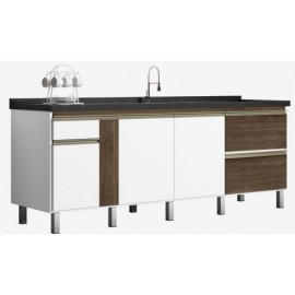 GABINETE COZINHA MM MUNIQUE 1,44 AVELATO/BRANCO