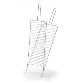 GRELHA CHURRASQUEIRA DUPLA CONCAVA LIDER