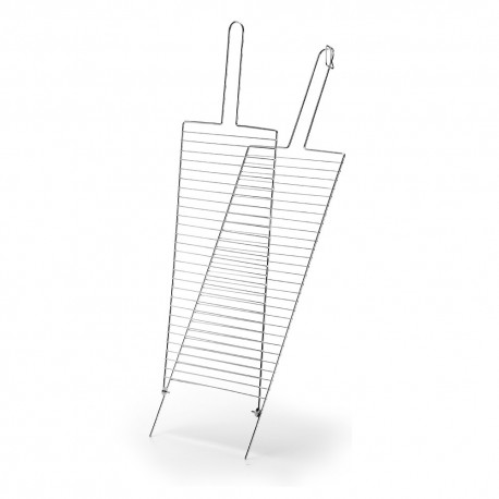 GRELHA CHURRASQUEIRA DUPLA RETA LIDER