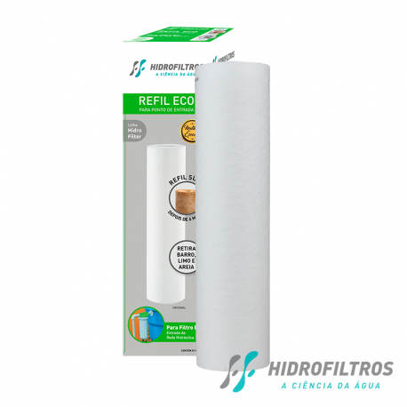 REFIL FILTRO ECO 25 MICRA 9.3/4 HIDROFILTROS