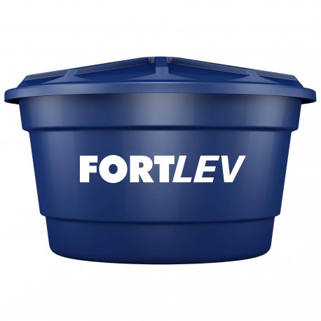 CAIXA AGUA POLIETILENO 100 LITROS COM TAMPA FORTLEV