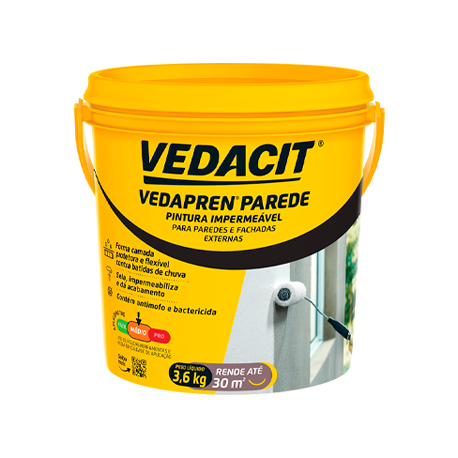 VEDAPREN PAREDE IMPERMEABILIZANTE 03,6KG VEDACIT