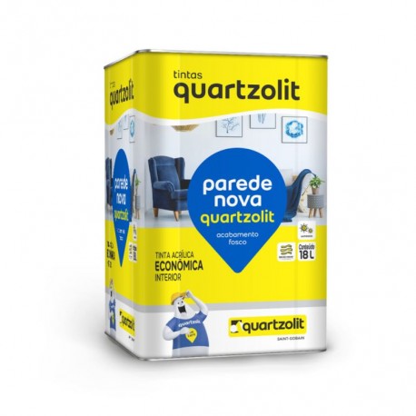 LATEX QUARTZOLIT PAREDE NOVA ECO ECONOMICA 18 LITROS COR BRANCA