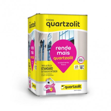 LATEX QUARTZOLIT RENDE MAIS STANDARD 18 LITROS COR BRANCA