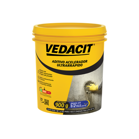 ADITIVO ACELERADOR ULTRARAPIDO 0.9 LITROS RAPIDISSIMO VEDACIT