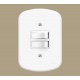 INTERRUPTOR SIMPLES E PARALELOCOM PLACA 10A/250V SERIE BLANC FAME