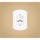 INTERRUPTOR SIMPLES E TOMADA 2P+T COM PLACA 10A/250V SERIE BLANC FAME