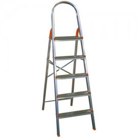 ESCADA DE ALUMÍNIO COM 5 DEGRAUS ÁGATA