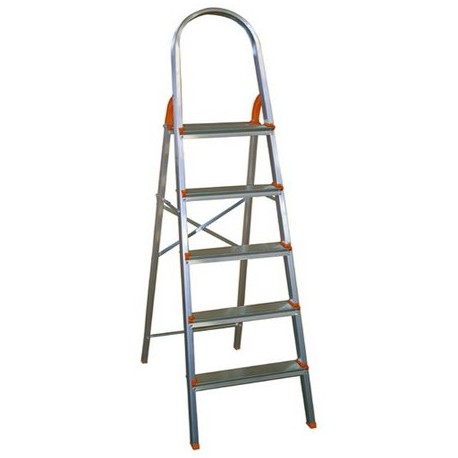 ESCADA DE ALUMÍNIO COM 5 DEGRAUS ÁGATA