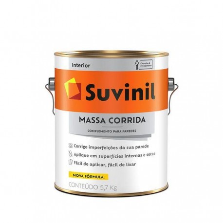MASSA CORRIDA PVA 5,7 KG SUVINIL
