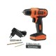 PARAFUSADEIRA E FURADEIRA C/13 ACESSÓRIOS LD12S-BR 12V BIVOLT BLACK DECKER